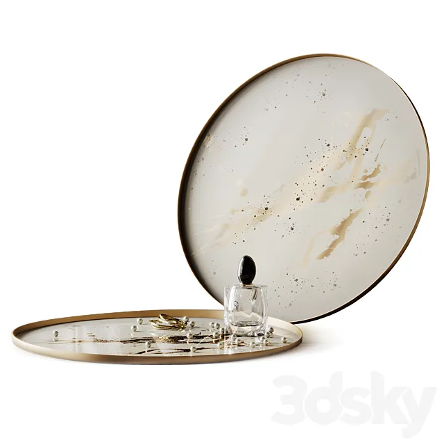 Elegant Decorative Set 3DModel