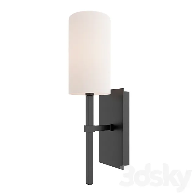 ELEGANT MINIMALIST SCONCE – 1 LIGHT 3D Model ELEGANT MINIMALIST SCONCE – 1 LIGHT 3D Model