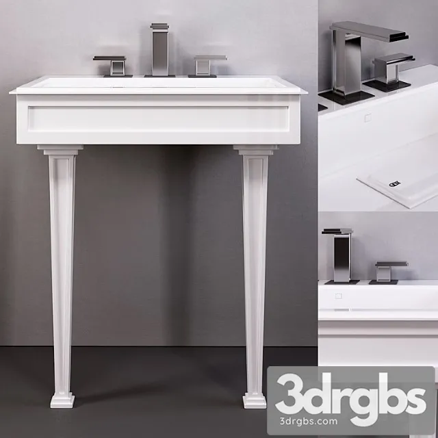 Eleganza 70 Console Basin by Gessi 3D Model Download Eleganza 70 Console Basin by Gessi 3D Model Download
