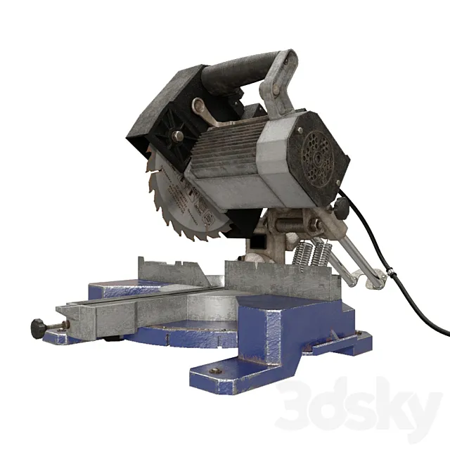 Elektra Beckum miter saw 3D Model
