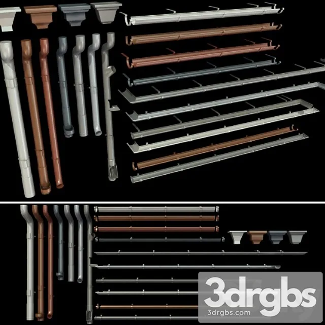 Elements Of The Drainage System 3D Model Download