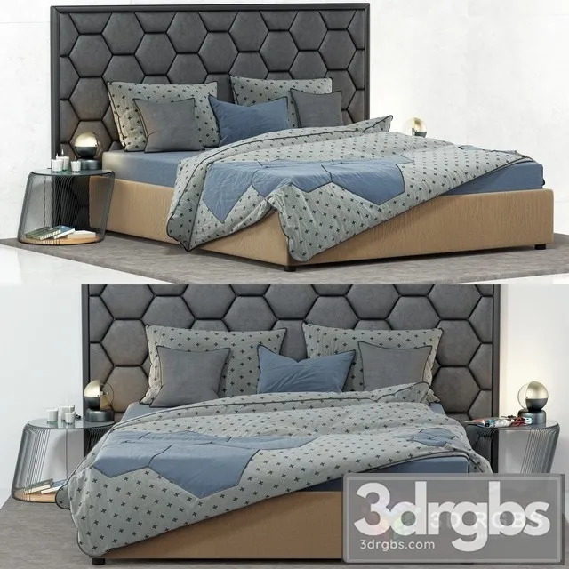 Elena Bed 3D Model Download