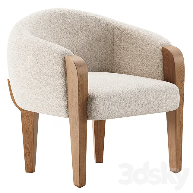 ELEOR ARMCHAIR 3D Model ELEOR ARMCHAIR 3D Model