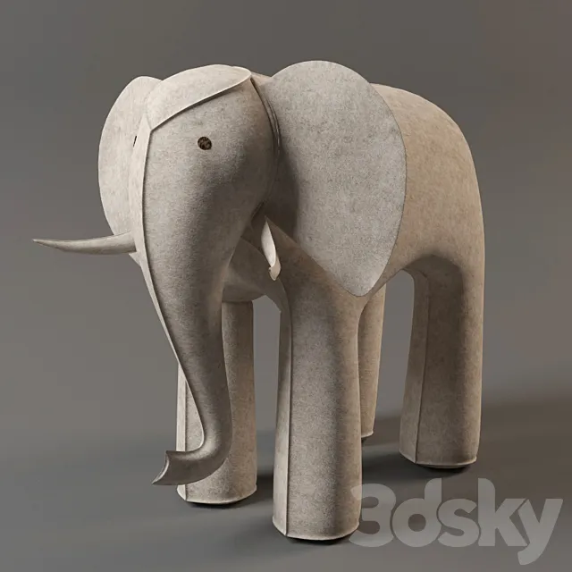 Elephant from Restoration Hardware 3DModel Elephant from Restoration Hardware 3DModel