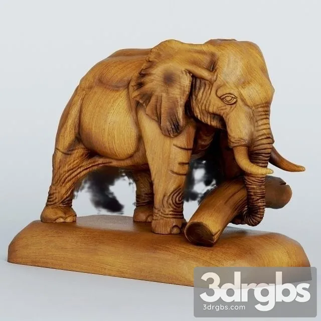 Elephant Sculpture 3D Model Download