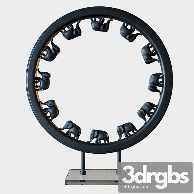 Elephant walk 3D Model Download