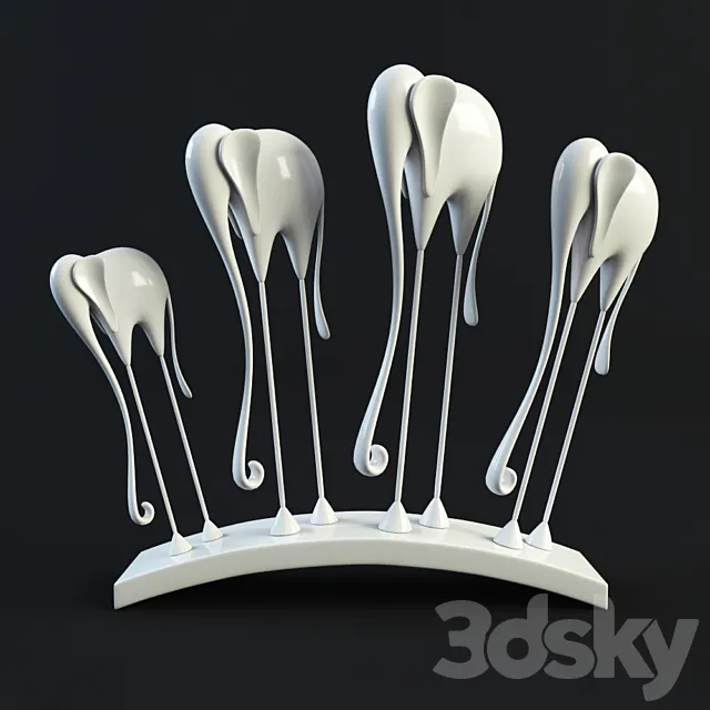 Elephants 3D Model Elephants 3D Model