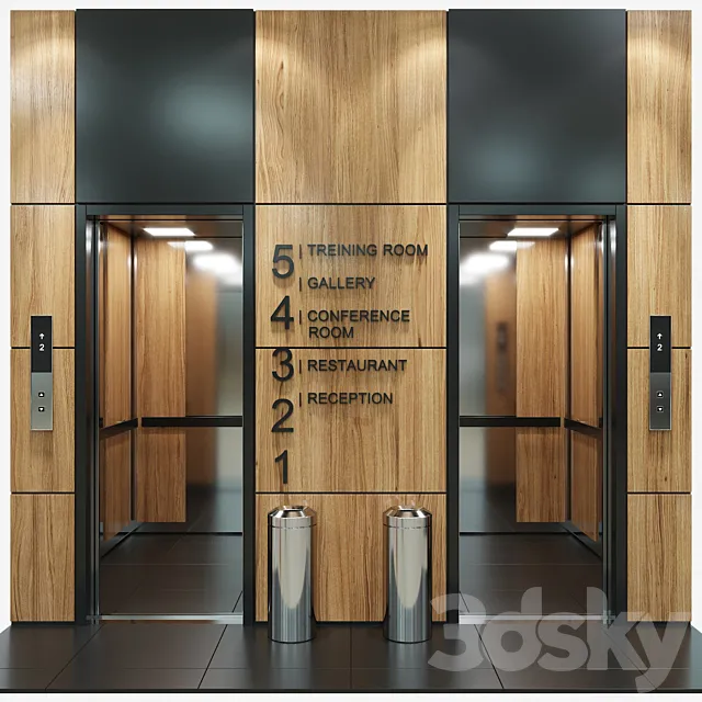 Elevator 1 3D Model Elevator 1 3D Model