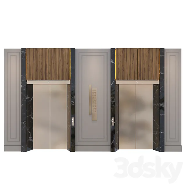 Elevator 4 3D Model Elevator 4 3D Model