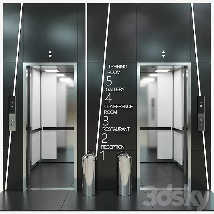 Elevator 4 3D Model Free Download