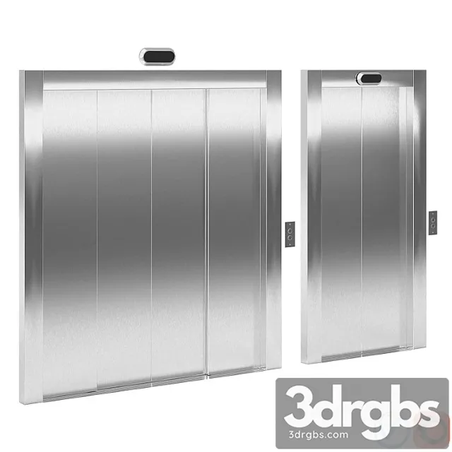 Elevator doors 3D Model Download