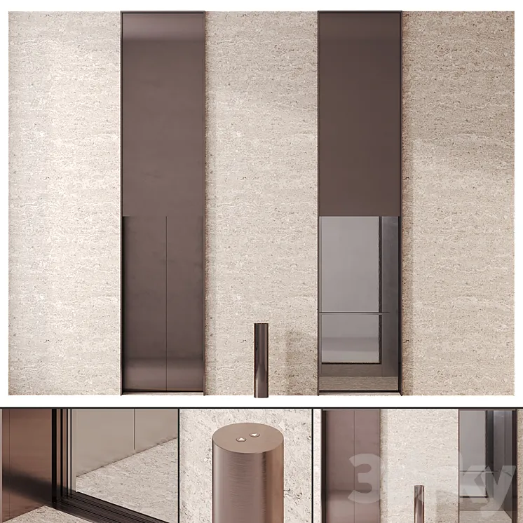 Elevator with bronze 3D Model Free Download Elevator with bronze 3D Model Free Download