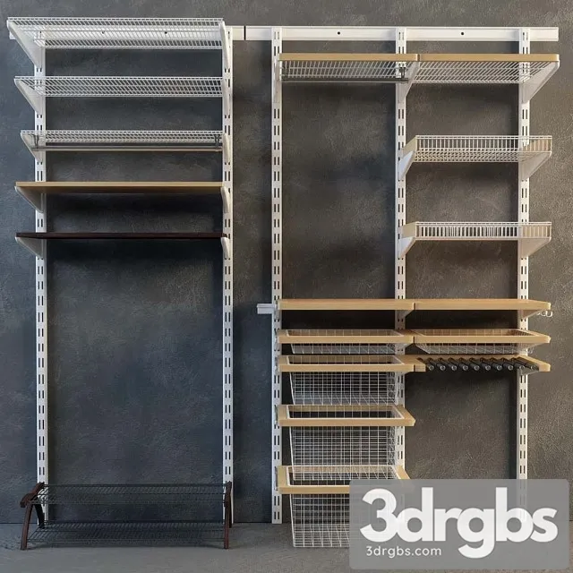 Elfa Dressing System 3D Model Download