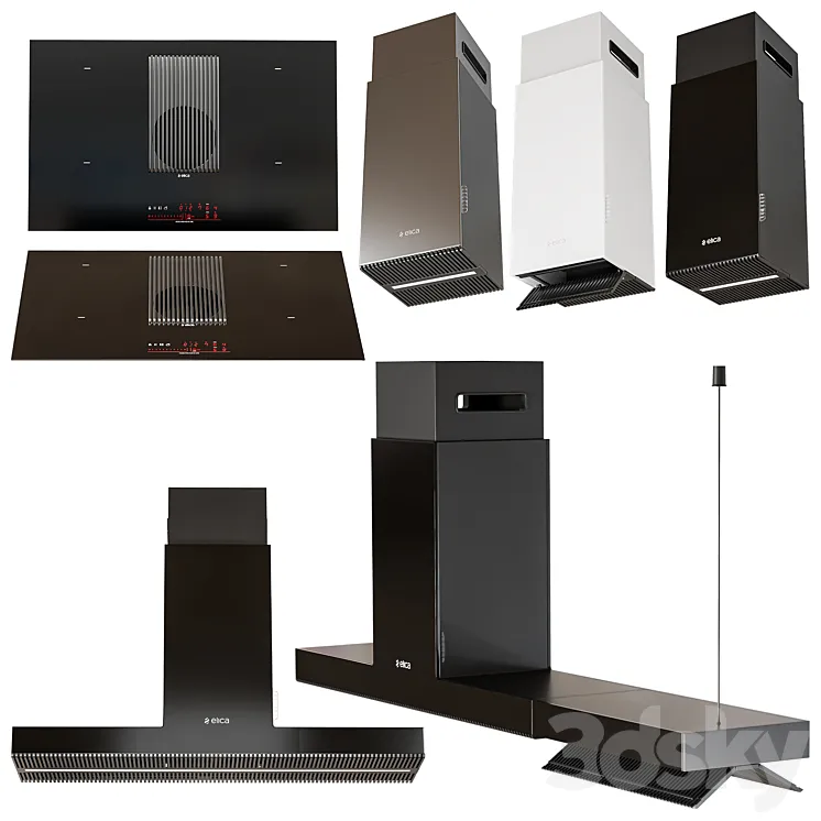 Elica Appliances Set 4 3D Model Free Download