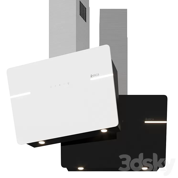 Elica Lessenza Wall Hoods 3D Model