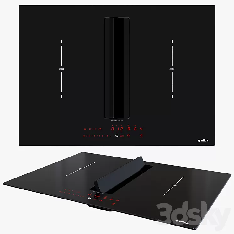 Elica NIKOLATESLA FIT Hob 3D Model