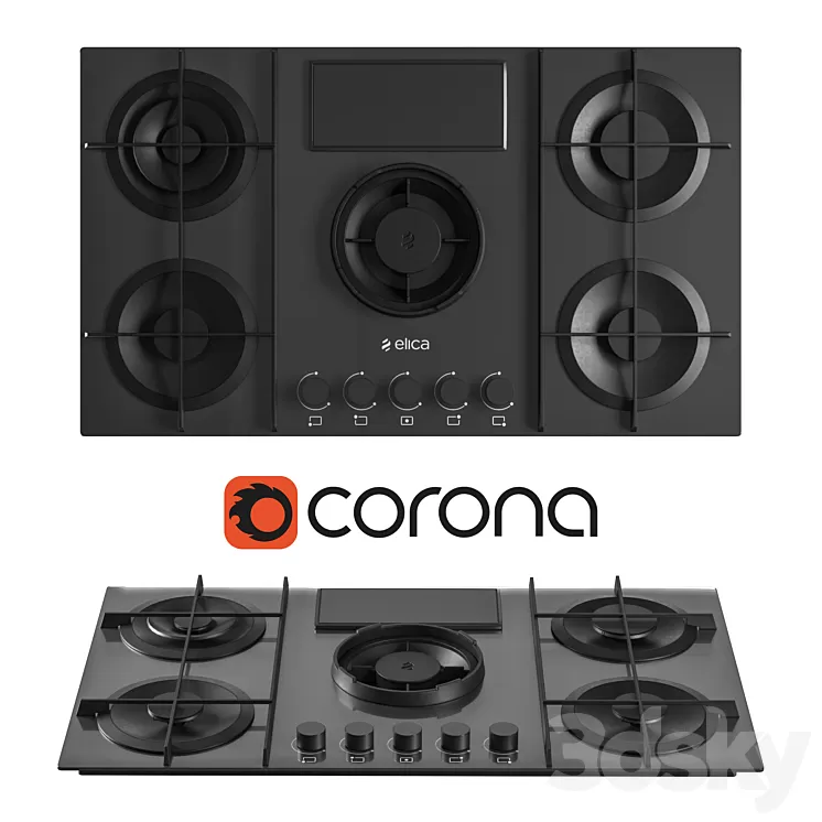 Elica Nikolatesla Flame 3D Model