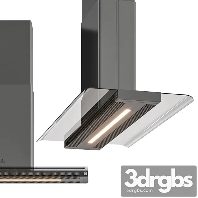 Elica serendipity island hood 2 3D Model Download