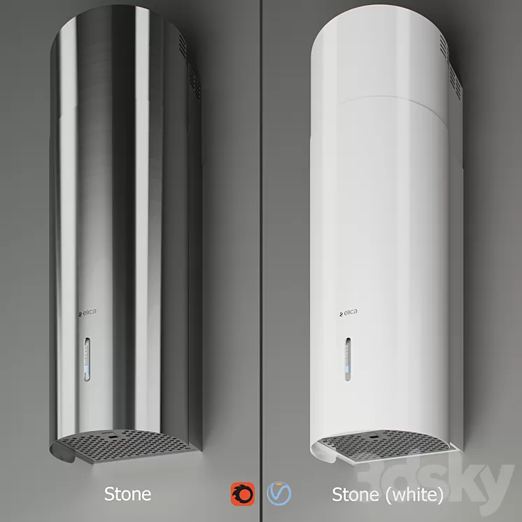 Elica – STONE IX / A / 33 + STONE WH / A / 33 3D Model