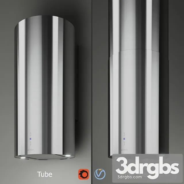 Elica – tube + tube island 2 3D Model Download