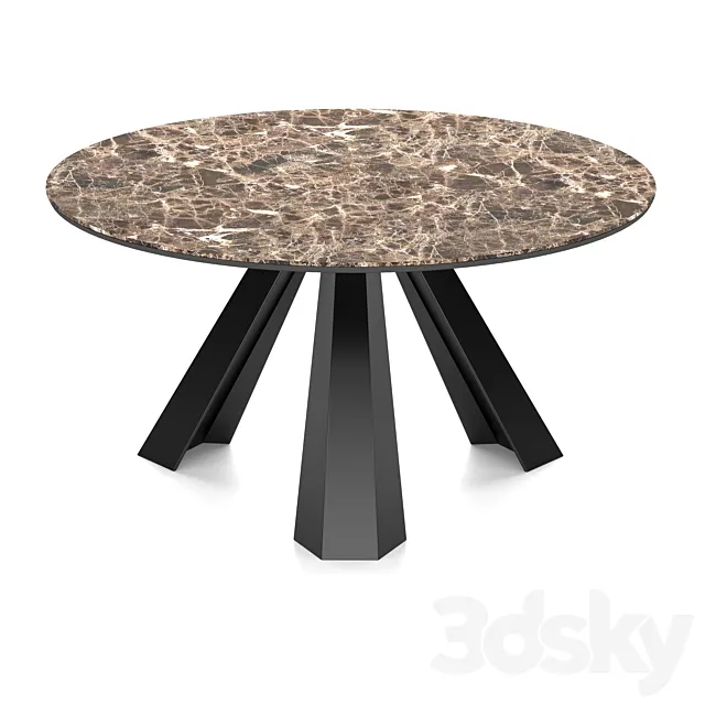 Eliot keramik round table 3DModel