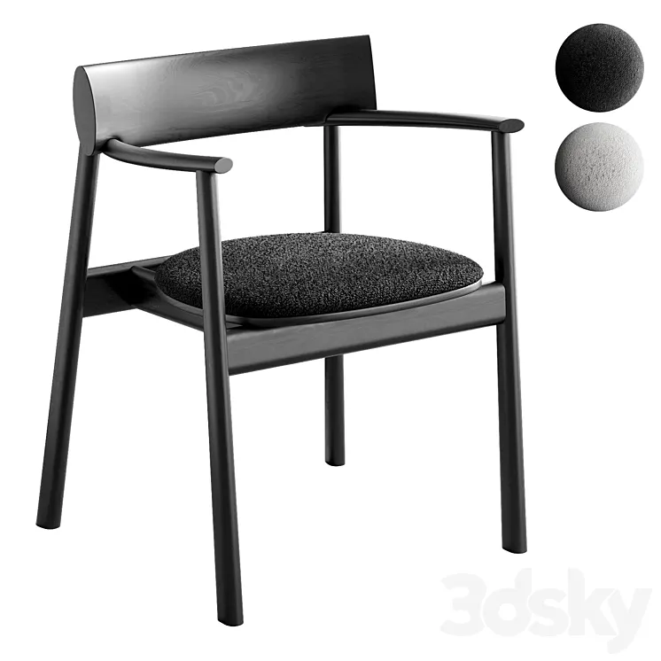 ELIPSA SOFT chair Black Oak by TAMO 3D Model Free Download ELIPSA SOFT chair Black Oak by TAMO 3D Model Free Download