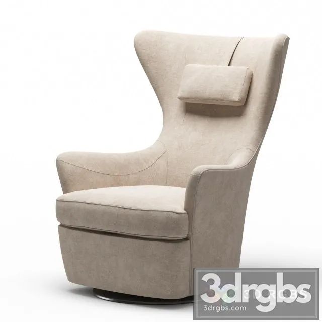 Elisabeth Flexform Armchair 3D Model Download Elisabeth Flexform Armchair 3D Model Download