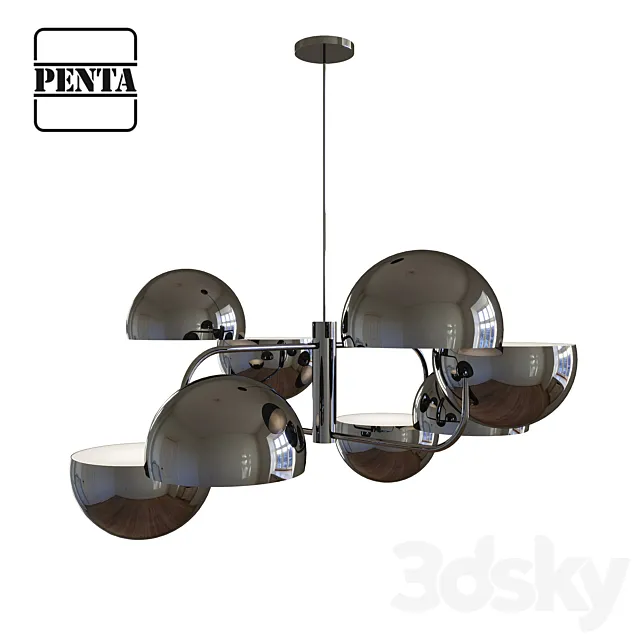 ELISABETH large pendant by Penta 3D Model