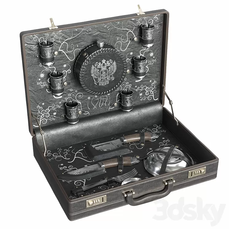 Elite picnic set 3D Model