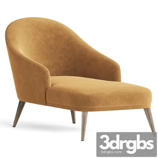 Eliza Chaise Lounge 3D Model Download