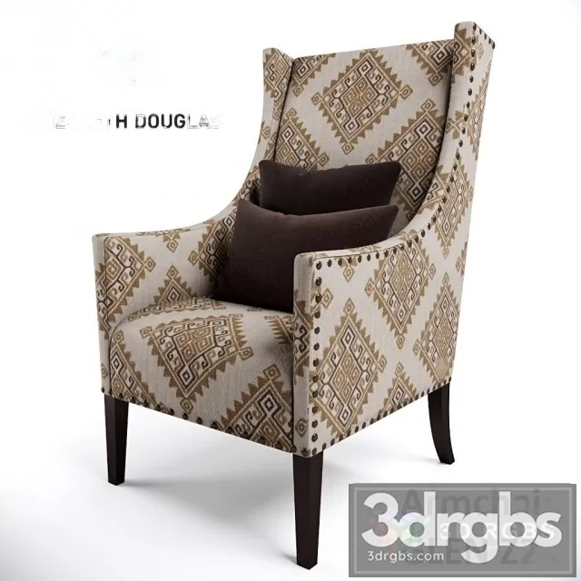 Elizabeth Douglas Armchair 3D Model Download Elizabeth Douglas Armchair 3D Model Download