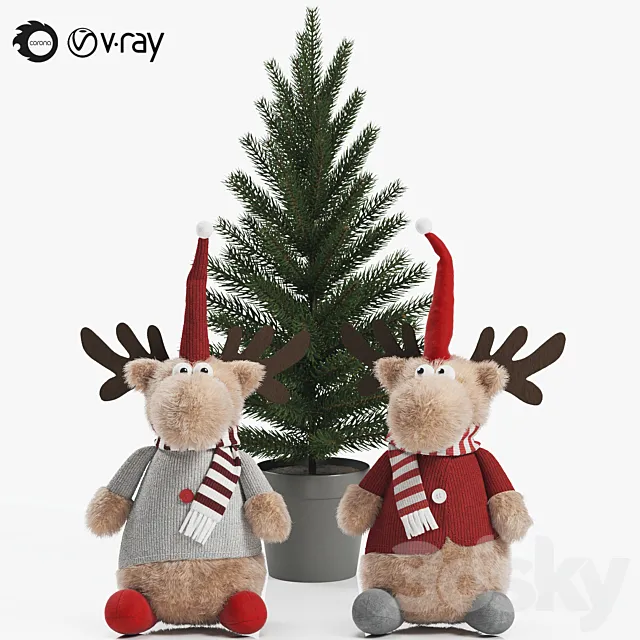 Elk AKE Jysk 3DModel Elk AKE Jysk 3DModel