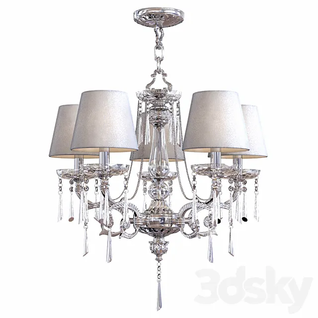 ELK Lighting 2396-5 5 Light Princess Chandelier 3DModel ELK Lighting 2396-5 5 Light Princess Chandelier 3DModel