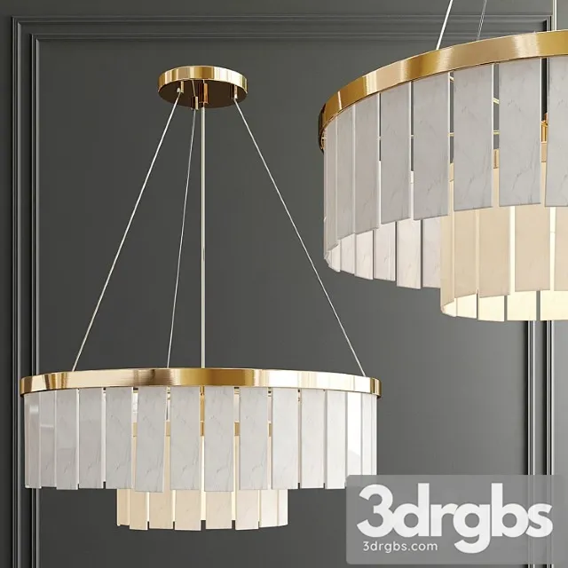 Elk orchestra chandelier 3D Model Download