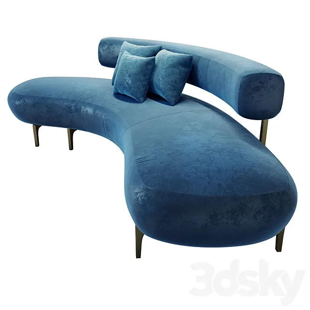 Ella piet boon Sofa 3D Model