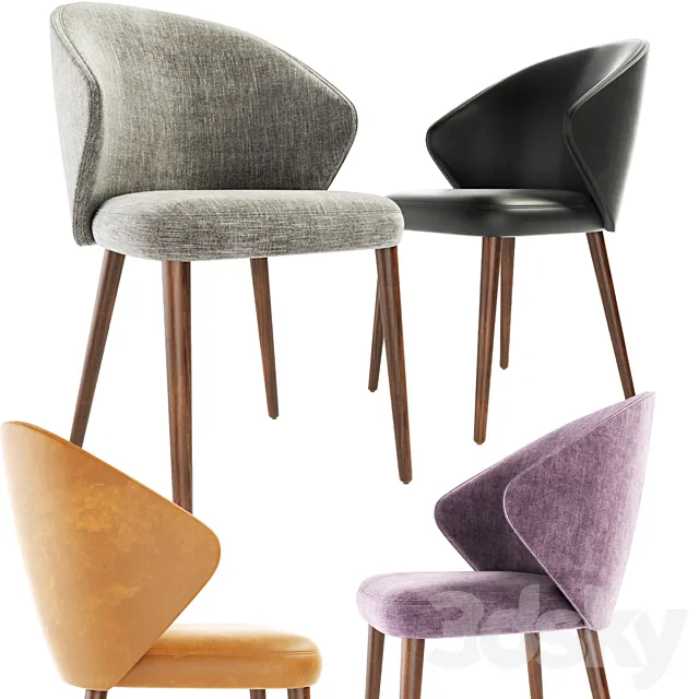 Ellen Dining Chair Astele 3D Model