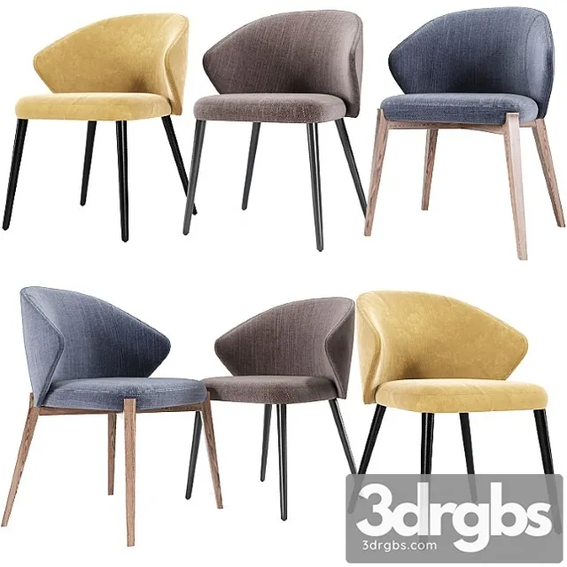 Ellen dining chair astele set 02 2 3D Model Download Ellen dining chair astele set 02 2 3D Model Download