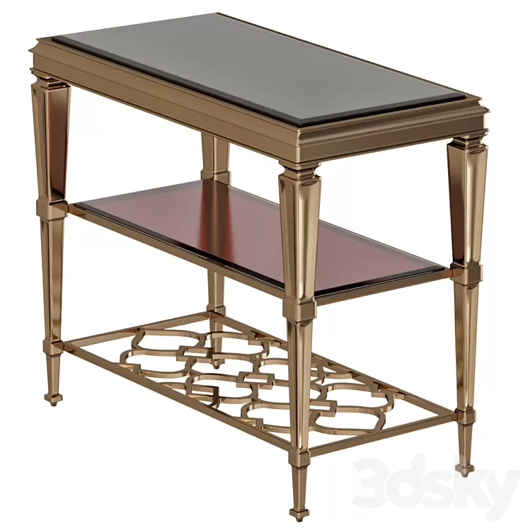 Ellerie 3-Level Side Table 3D Model