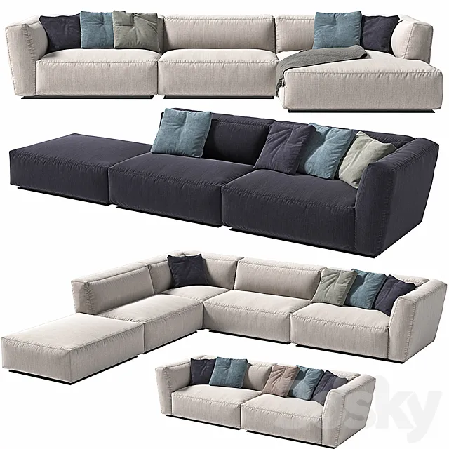 ELLIOT VERZELLONI SOFA 3DModel