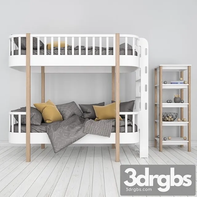 Ellipse Bunk Bed Classic 2 3D Model Download