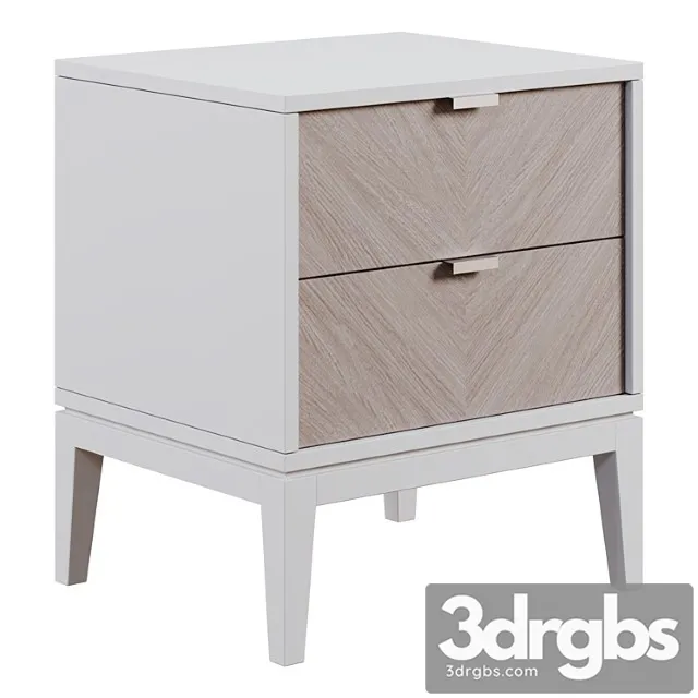 Ellipse Fjord Nightstand 3D Model Download