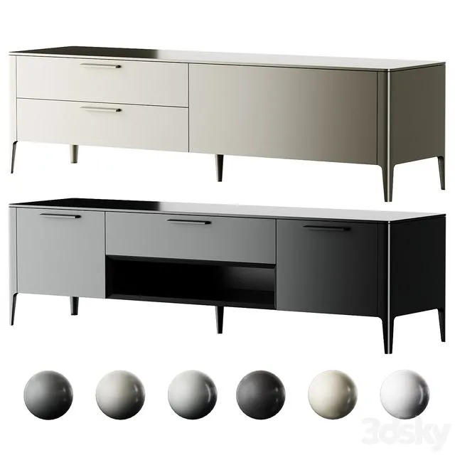 Ellipse TV stand Type 3D Model Ellipse TV stand Type 3D Model