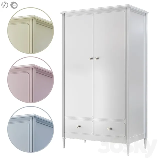 Ellipse Wardrobe Elit 3D Model