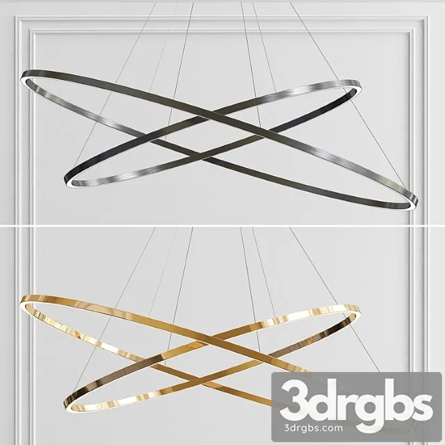 Ellisse pendant double mega ring light Ellisse pendant double mega ring light