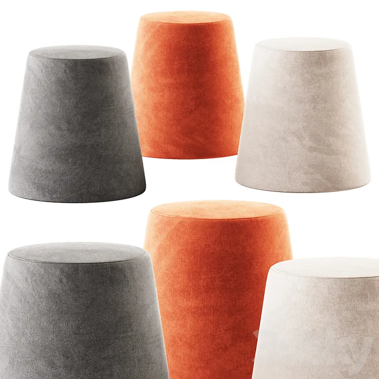 Ello Pouf by Nidi \/ Pouf 3D Model Free Download