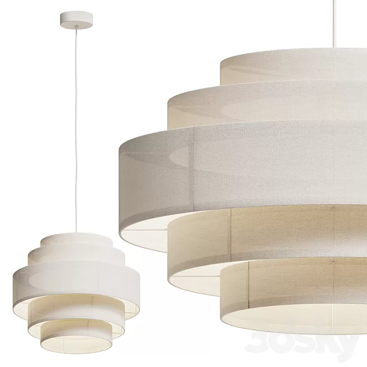 Ellos Home Ceiling Lamps Miguel Two Size 3D Model Free Download