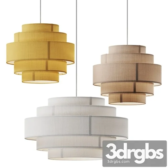 Ellos Loftlampe Miguel Pendant Lamps 3D Model Download