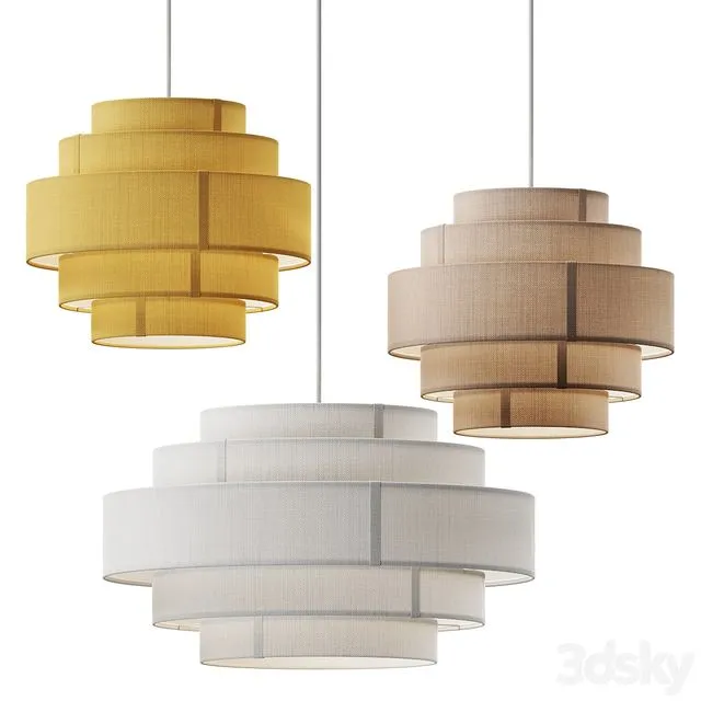 Ellos Loftlampe Miguel Pendant Lamps 3D Model Ellos Loftlampe Miguel Pendant Lamps 3D Model