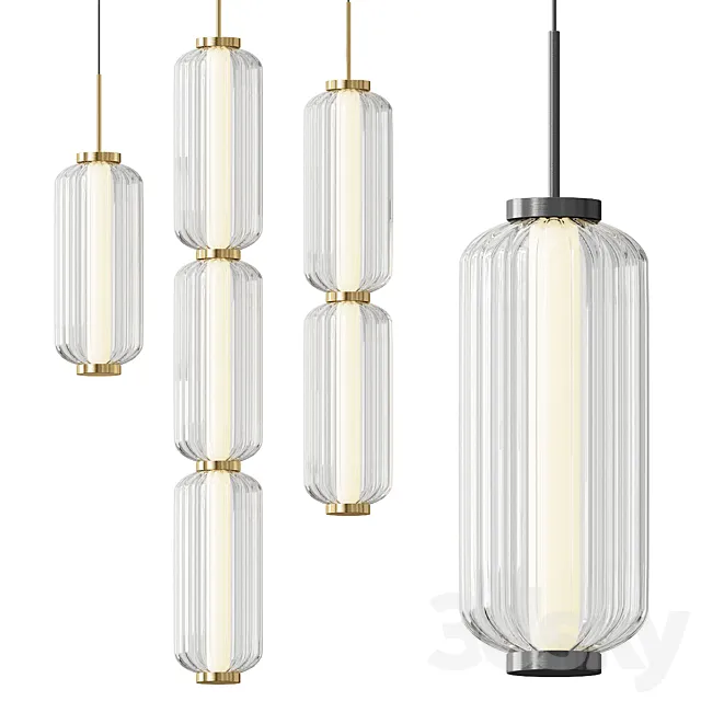 Elma LED pendant lamp 3D Model Elma LED pendant lamp 3D Model