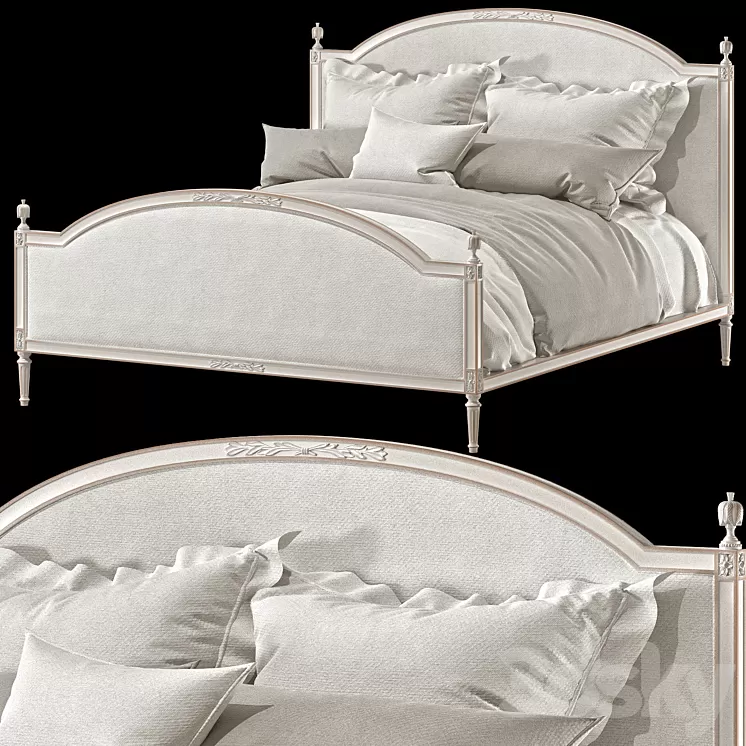 Eloquence dauphine bed 3D Model Free Download